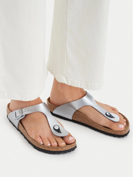 Zdjęcie produktu Japonki Birkenstock Gizeh Bs 0043853 Srebrny