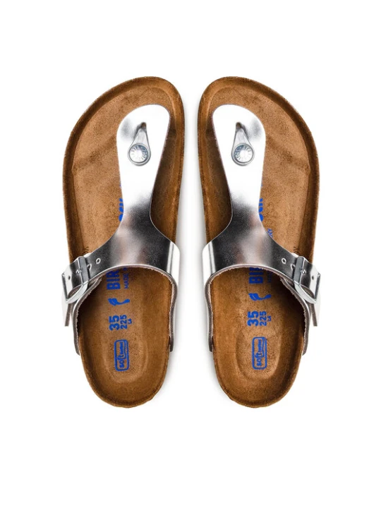 Zdjęcie produktu Japonki Birkenstock Gizeh Bs 1003675 Srebrny