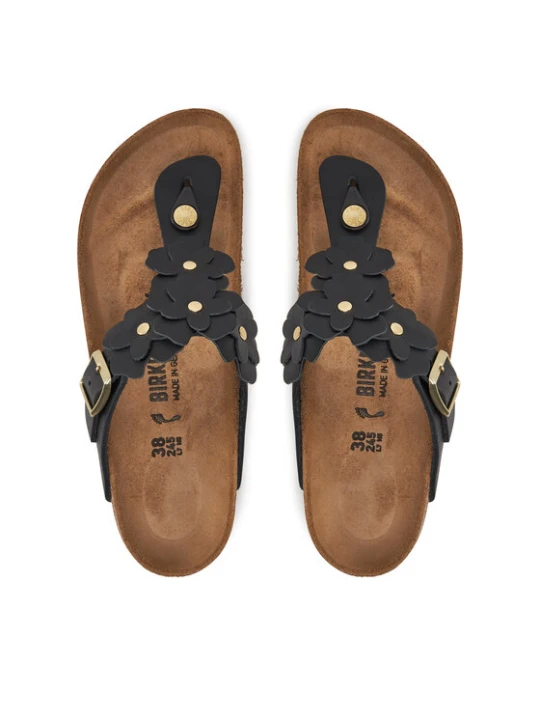 Zdjęcie produktu Japonki Birkenstock Gizeh Flowers 1026719 Czarny