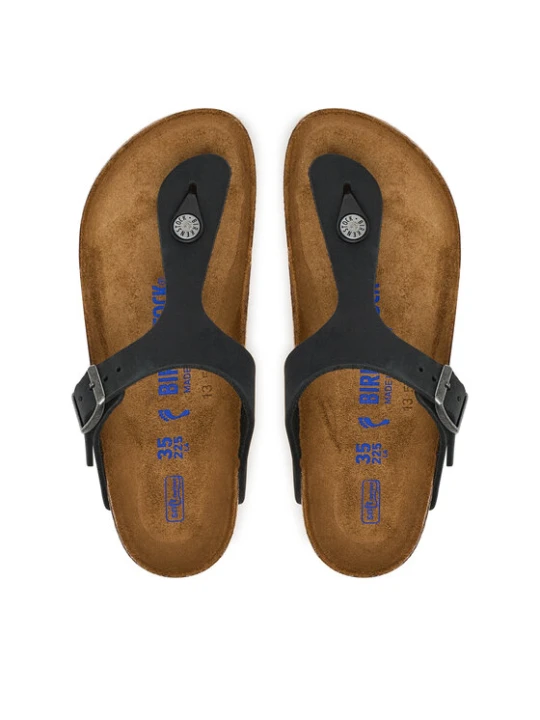 Zdjęcie produktu Japonki Birkenstock Gizeh SFB LENB 1019015 Czarny