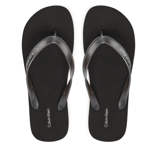Zdjęcie produktu Japonki Calvin Klein Flatform Flip Flop Met Tpu HW0HW03120 Czarny