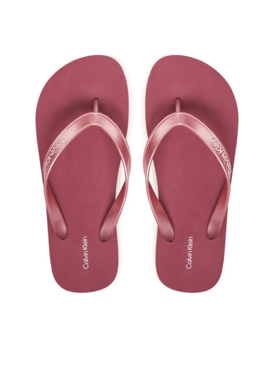 Zdjęcie produktu Japonki Calvin Klein Flatform Flip Flop Met Tpu HW0HW03120 Różowy