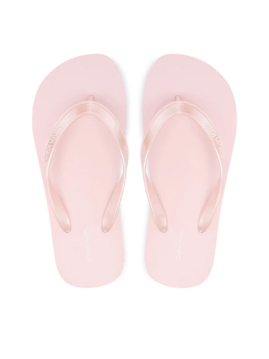 Zdjęcie produktu Japonki Calvin Klein Flip Flop Tpu Metallic HW0HW02956 Różowy jasny