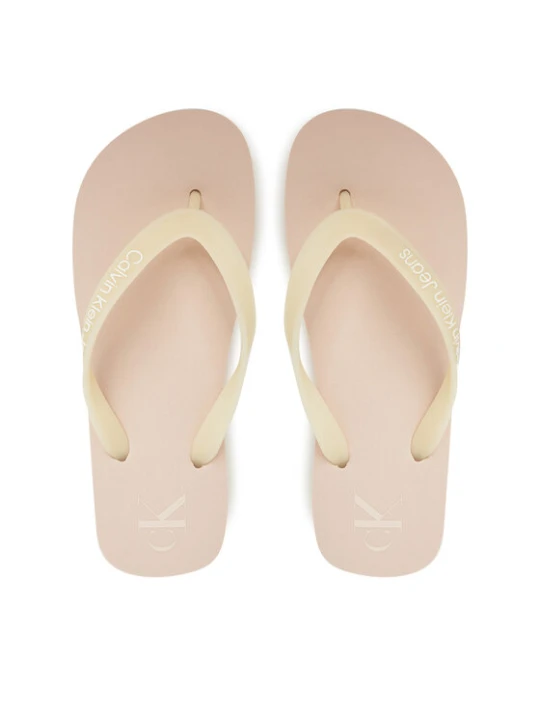 Zdjęcie produktu Japonki Calvin Klein Jeans Beach Sandal Flatform Tpu YW0YW01830 Beżowy