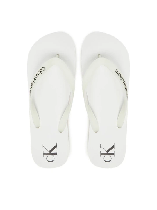 Zdjęcie produktu Japonki Calvin Klein Jeans Beach Sandal Transparent Tpu YM0YM01267 Biały