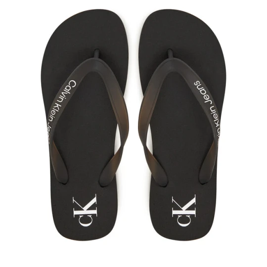 Zdjęcie produktu Japonki Calvin Klein Jeans Beach Sandal Transparent Tpu YW0YW01829 Czarny
