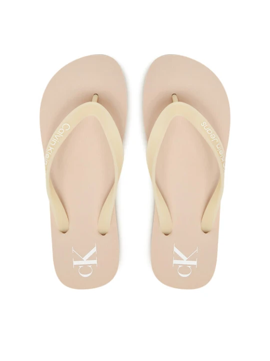Zdjęcie produktu Japonki Calvin Klein Jeans Beach Sandal Transparent Tpu YW0YW01829 Różowy