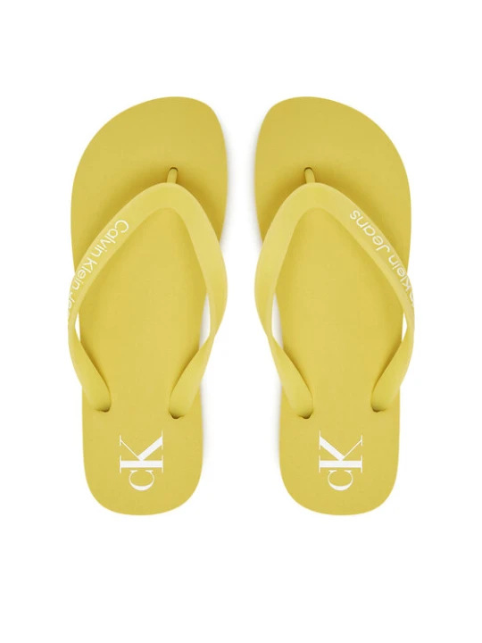 Zdjęcie produktu Japonki Calvin Klein Jeans Beach Sandal Transparent Tpu YW0YW01829 Żółty