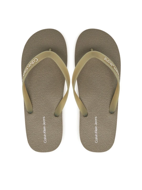 Zdjęcie produktu Japonki Calvin Klein Jeans Thong+ Tpu YM0YM01265 Brązowy