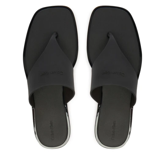 Zdjęcie produktu Japonki Calvin Klein Jelly Sandal Thong Mat Tran Tpu HW0HW02964 Czarny