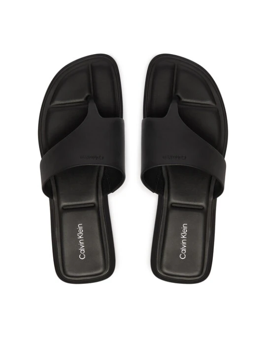 Zdjęcie produktu Japonki Calvin Klein Leather Toe Post Sandals HW0HW02866 Czarny