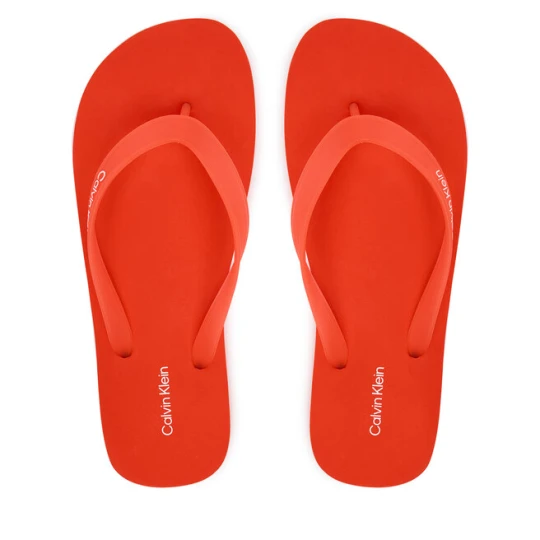 Zdjęcie produktu Japonki Calvin Klein Logo Strap HM0HM02105 Pomarańczowy