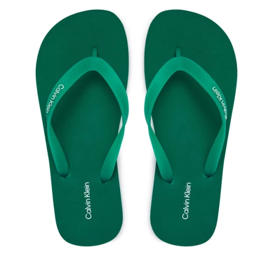 Zdjęcie produktu Japonki Calvin Klein Logo Strap HM0HM02105 Zielony