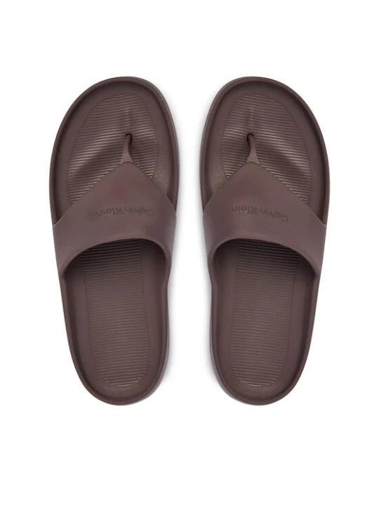 Zdjęcie produktu Japonki Calvin Klein One Piece Eva Flip Flop Thong HW0HW02957 Brązowy
