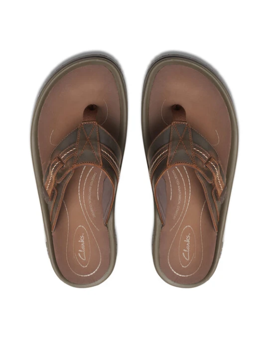 Zdjęcie produktu Japonki Clarks Wesley Sun 26176987 Brązowy