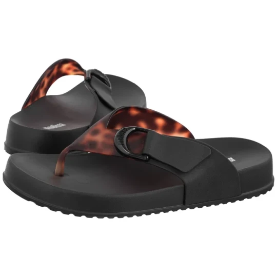 Zdjęcie produktu Japonki Cozy Thong Ad 37742 / BN751 Black / Clear (ML383-b) Melissa