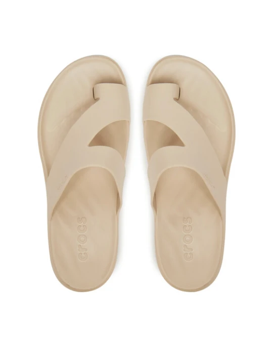 Zdjęcie produktu Japonki Crocs Getaway Platform Toe Loop 210834 Beżowy