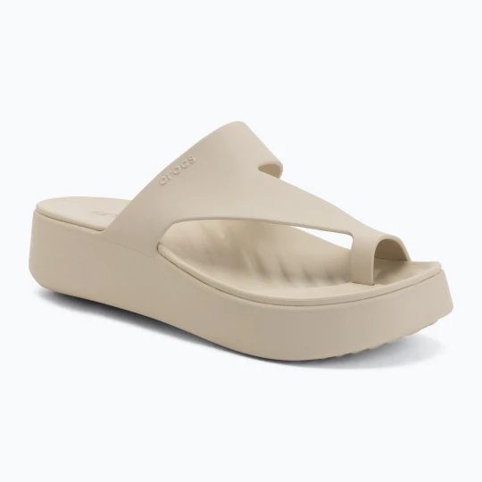 Zdjęcie produktu Japonki damskie Crocs Getaway Platform Toe Loop sandstone Beżowy