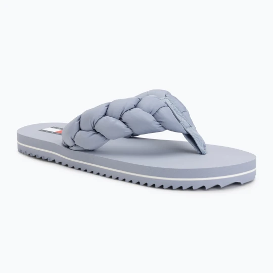 Zdjęcie produktu Japonki damskie Tommy Hilfiger Braided Thong soaring skies Niebieski