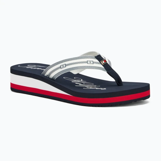 Zdjęcie produktu Japonki damskie Tommy Hilfiger Im Th Signature Beach Sandal rwb Granatowy