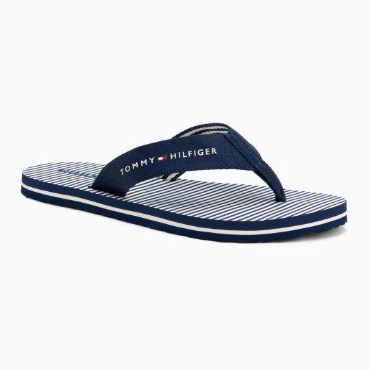 Zdjęcie produktu Japonki damskie Tommy Hilfiger Ithaca Stripe Summer preppy navy Niebieski