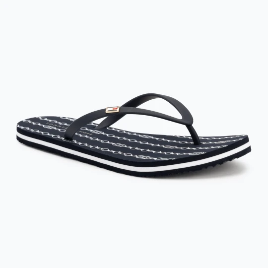 Zdjęcie produktu Japonki damskie Tommy Hilfiger Strap Beach Sandal space blue Granatowy