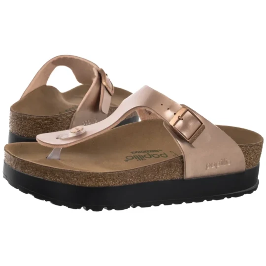 Zdjęcie produktu Japonki Gizeh Pap Flex Platform Electric Metallic Copper Vegan 1031235 (PP23-a) Papillio