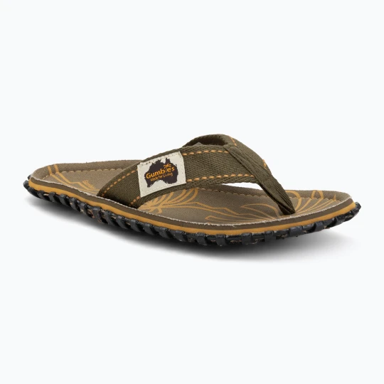 Zdjęcie produktu Japonki Gumbies Islander palm leaf khaki Zielony