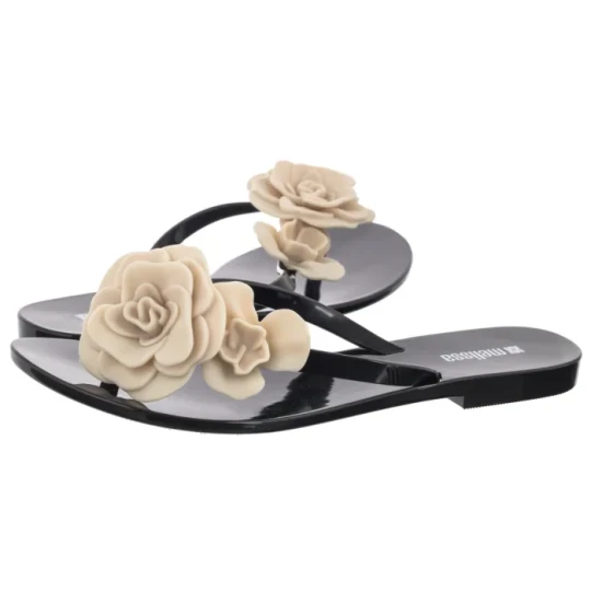 Zdjęcie produktu Japonki Harmonic Petals AD 37818 / BS544 Black / Beige (ML398-a) Melissa