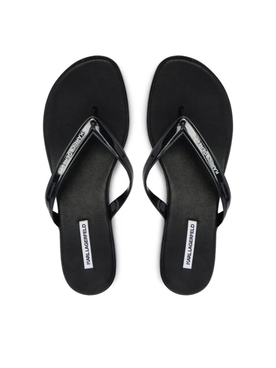 Zdjęcie produktu Japonki KARL LAGERFELD Jelly Heel KL83006 Czarny