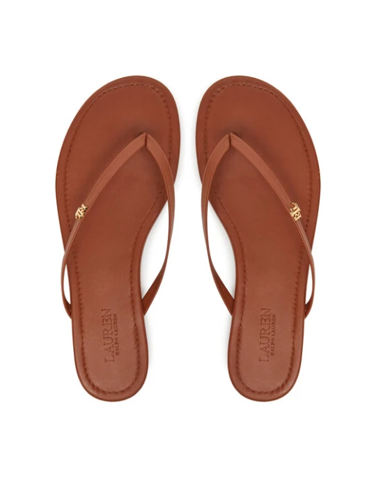 Zdjęcie produktu Japonki LAUREN RALPH LAUREN Raquel 802953931006 Brązowy