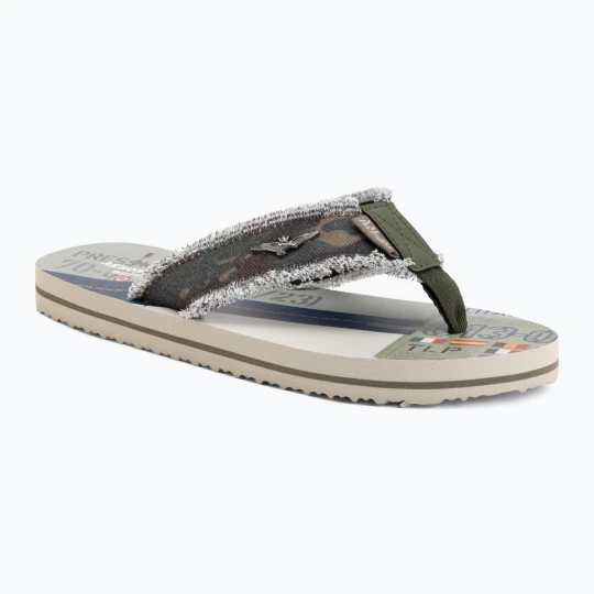 Zdjęcie produktu Japonki męskie Aeronautica Militare SC0310UCT03593 camouflage verde Zielony