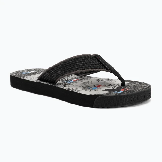 Zdjęcie produktu Japonki męskie Tommy Jeans Elevated Beach Sandal black
