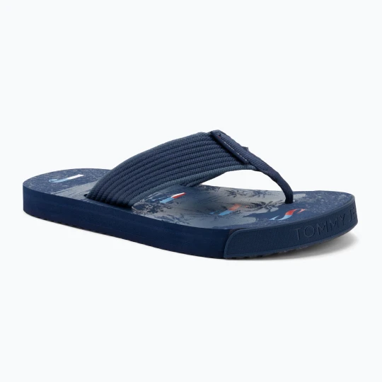Zdjęcie produktu Japonki męskie Tommy Jeans Elevated Beach Sandal velvet blue