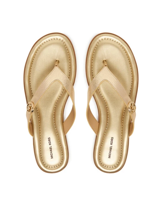 Zdjęcie produktu Japonki MICHAEL Michael Kors Ering Thong 40S6ERFS1M Złoty