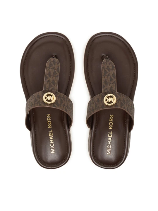 Zdjęcie produktu Japonki MICHAEL Michael Kors Koya Flip Flap 40R6KOFA2B Brązowy