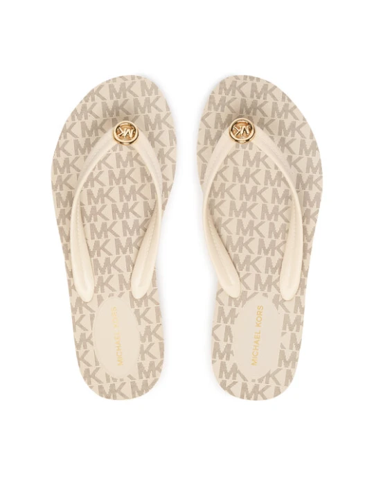 Zdjęcie produktu Japonki MICHAEL Michael Kors Posie Flip Flop 40S6PSFA2Q Kremowy