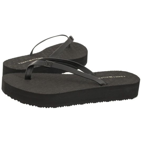 Zdjęcie produktu Japonki Monogram Beach Sandal Black FW0FW07854 BDS (TH1031-a) Tommy Hilfiger