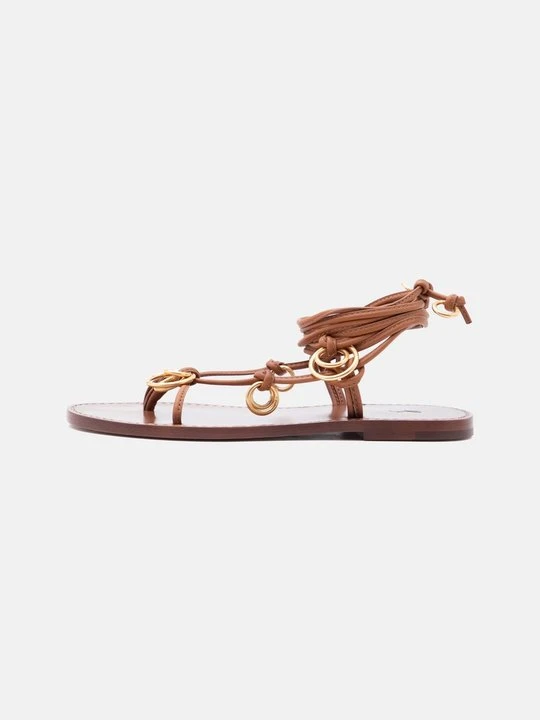 Zdjęcie produktu Japonki Polo Ralph Lauren ciemnobrązowy