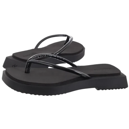 Zdjęcie produktu Japonki Sq Low Wedge Sandal Stitch Triple Black YW0YW01716 0GJ (CK653-a) Calvin Klein
