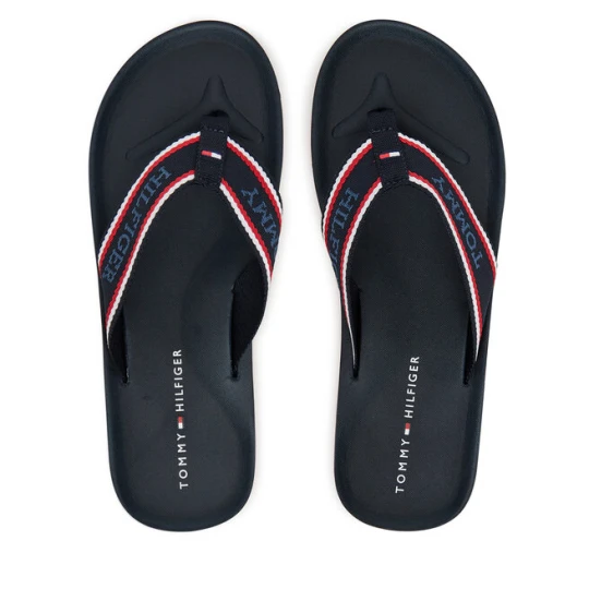 Zdjęcie produktu Japonki Tommy Hilfiger Comfort Hilfiger Beach Sandal FM0FM05510 Granatowy