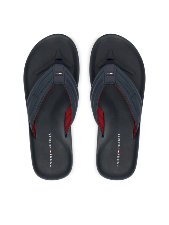 Zdjęcie produktu Japonki Tommy Hilfiger Hilfiger Padded Beach Sandal FM0FM05801 Granatowy