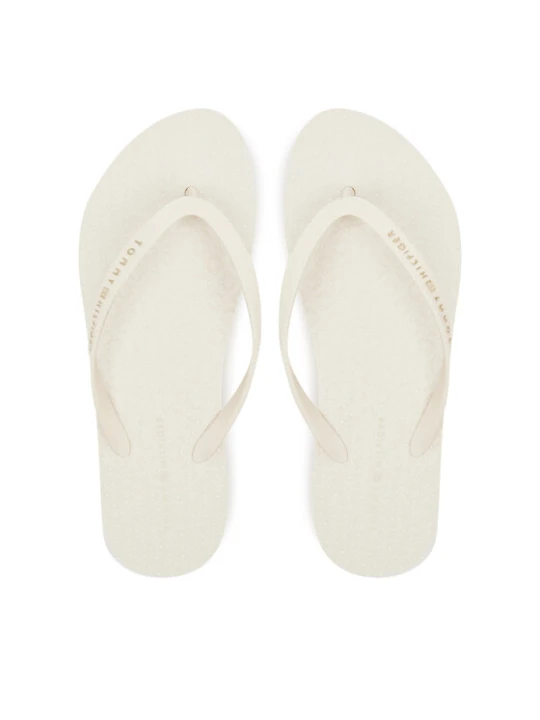 Zdjęcie produktu Japonki Tommy Hilfiger Hilfiger Strap Beach Sandal FW0FW08736 Écru Kremowy