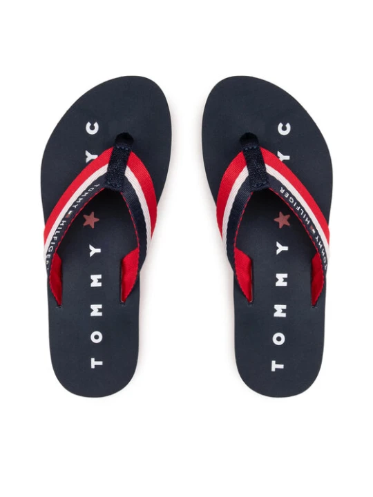 Zdjęcie produktu Japonki Tommy Hilfiger Tommy Loves Ny Beach Sandal FW0FW02370 Granatowy