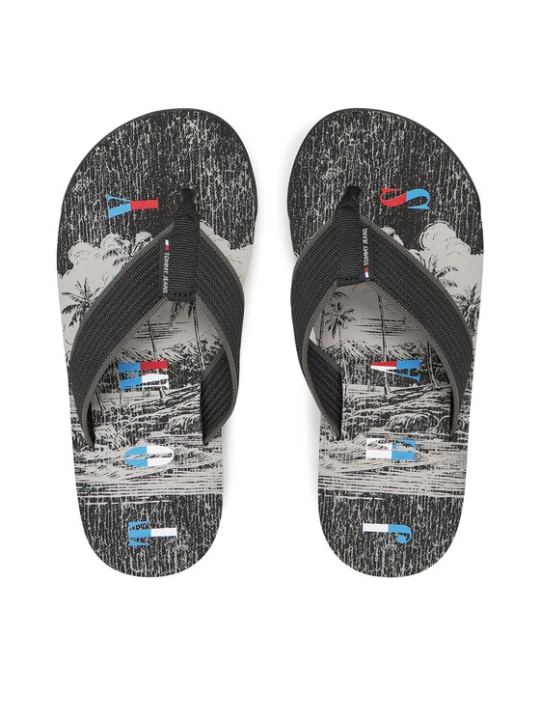 Zdjęcie produktu Japonki Tommy Jeans Tjm Elevated Beach Sandal EM0EM01561 Czarny