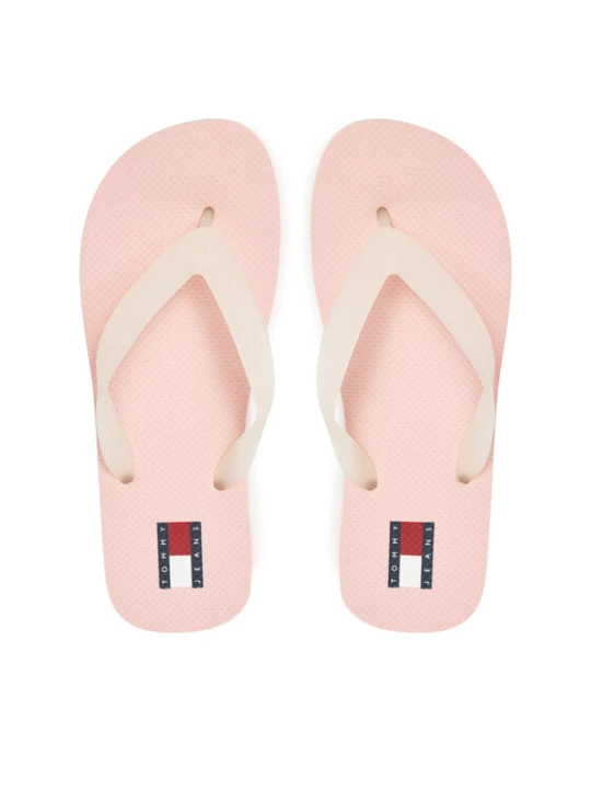 Zdjęcie produktu Japonki Tommy Jeans Tjw Logo Flip Flop EN0EN02447 Różowy