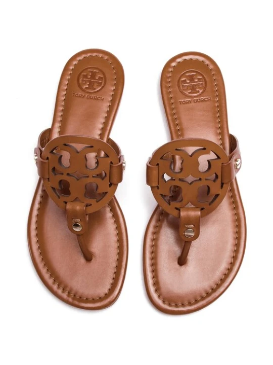 Zdjęcie produktu Japonki Tory Burch Miller 50008694 Brązowy