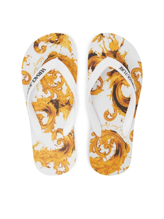 Zdjęcie produktu Japonki Versace Jeans Couture 80VA3SQ7 ZSS80 Biały