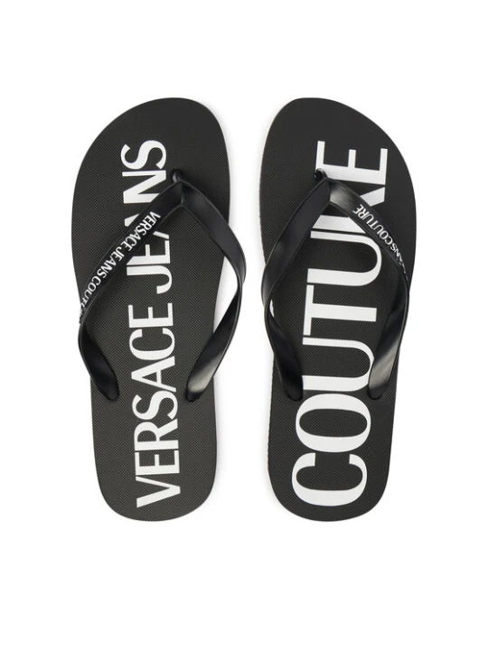 Zdjęcie produktu Japonki Versace Jeans Couture 80YA3SQ7 ZSS81 Czarny