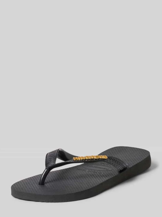 Zdjęcie produktu Japonki z detalem z logo Havaianas Czarny